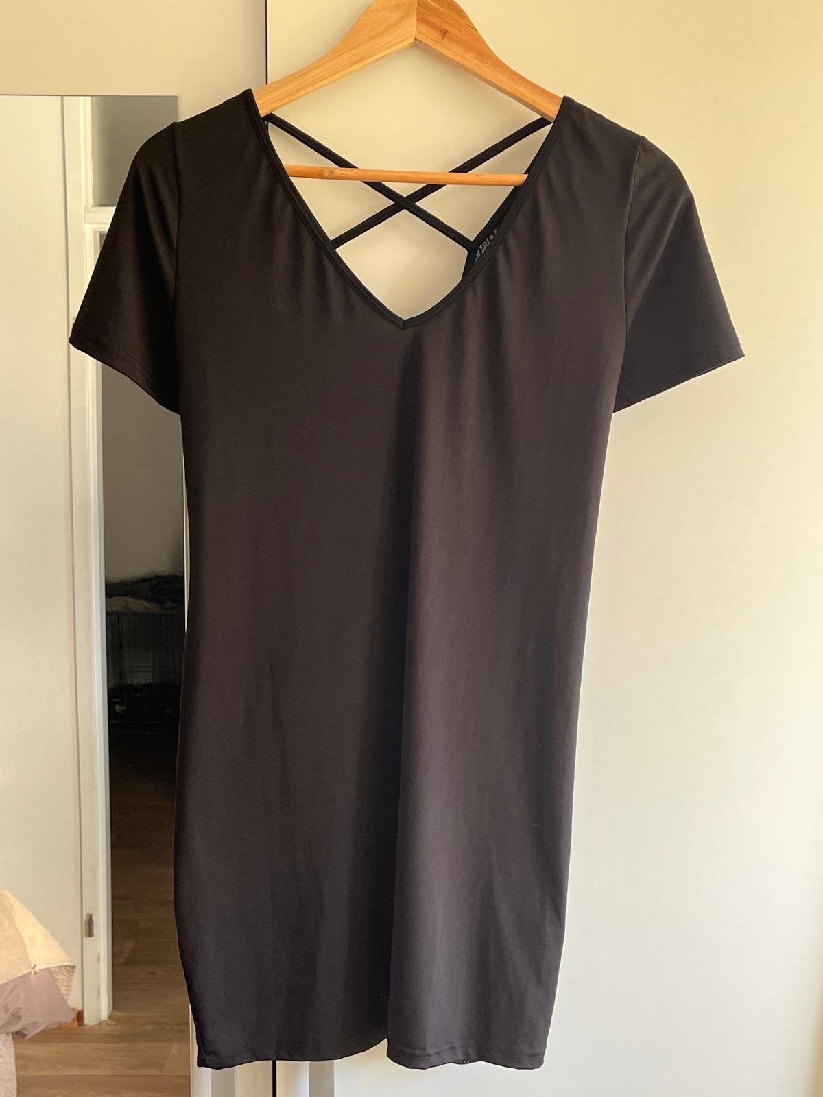 Zwarte slipdress met kant, maat 40/42, Ophalen of Verzenden, Zwart, Nachtkleding