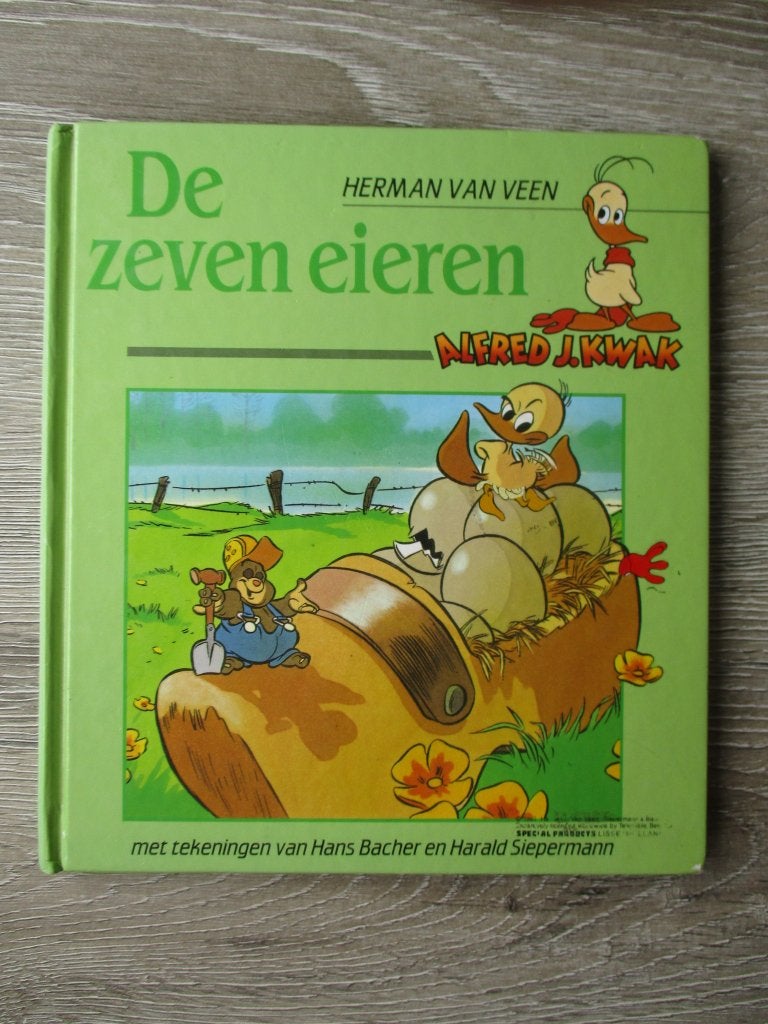 Alfred J. Kwak - De zeven eieren - Herman van Veen, Ophalen of Verzenden, Gelezen, Fictie algemeen
