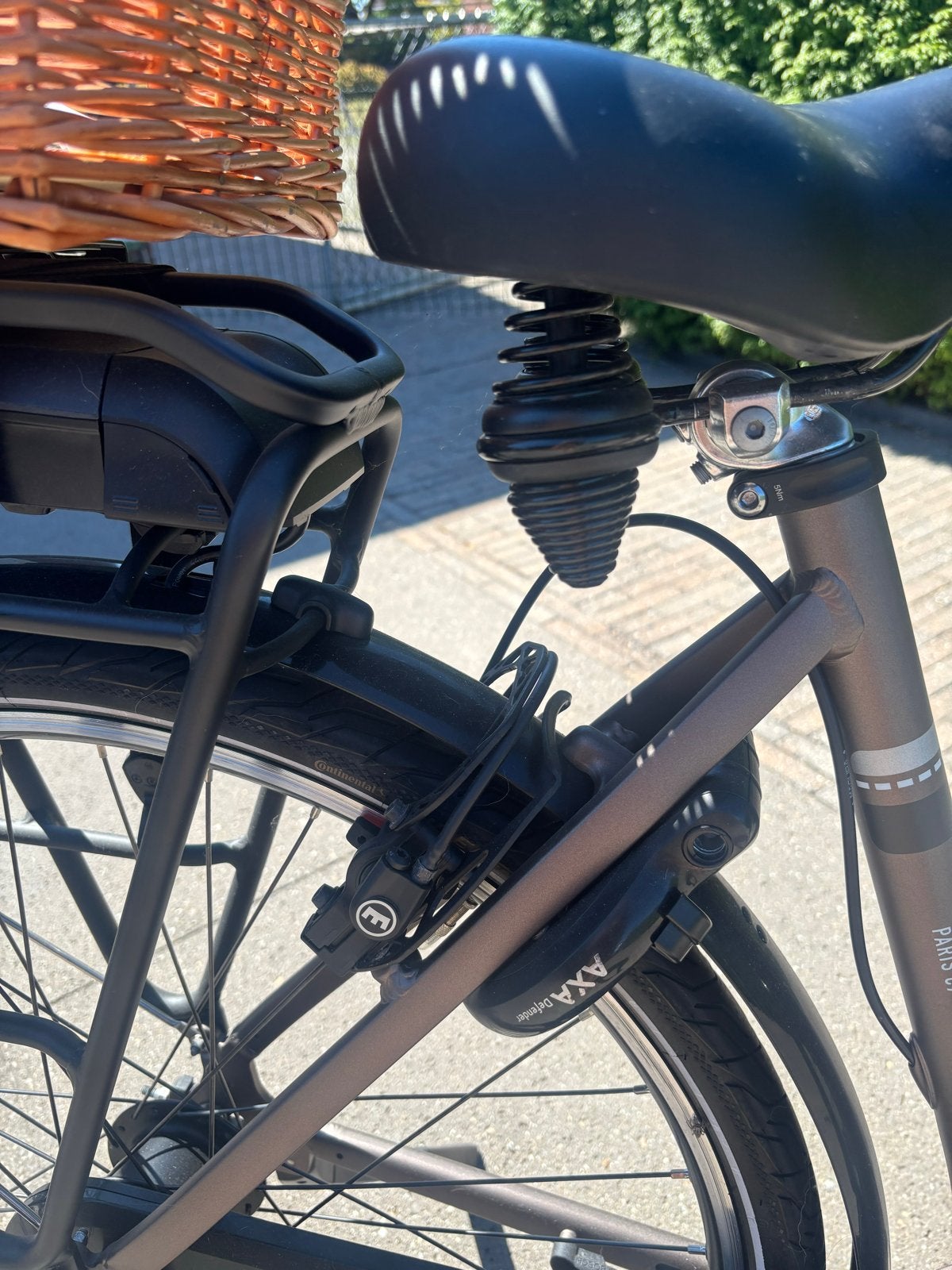 Gazelle Paris C7 HMB elektrische fiets met mand, Ophalen, Gebruikt, 51 tot 55 cm, 50 km per accu of meer