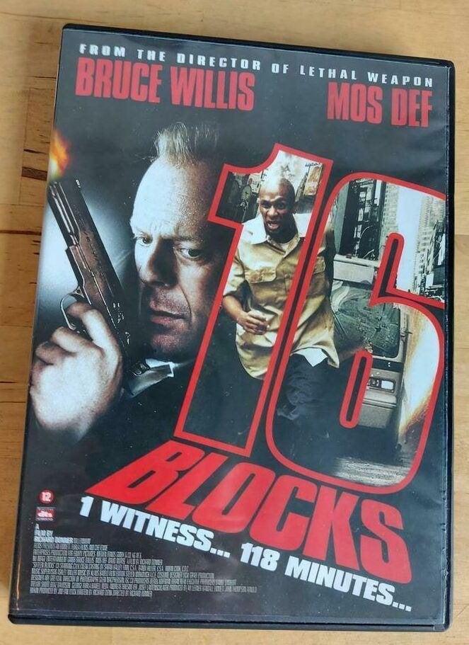 16 Blocks - Bruce Willis, Alle leeftijden, Ophalen of Verzenden, Zo goed als nieuw