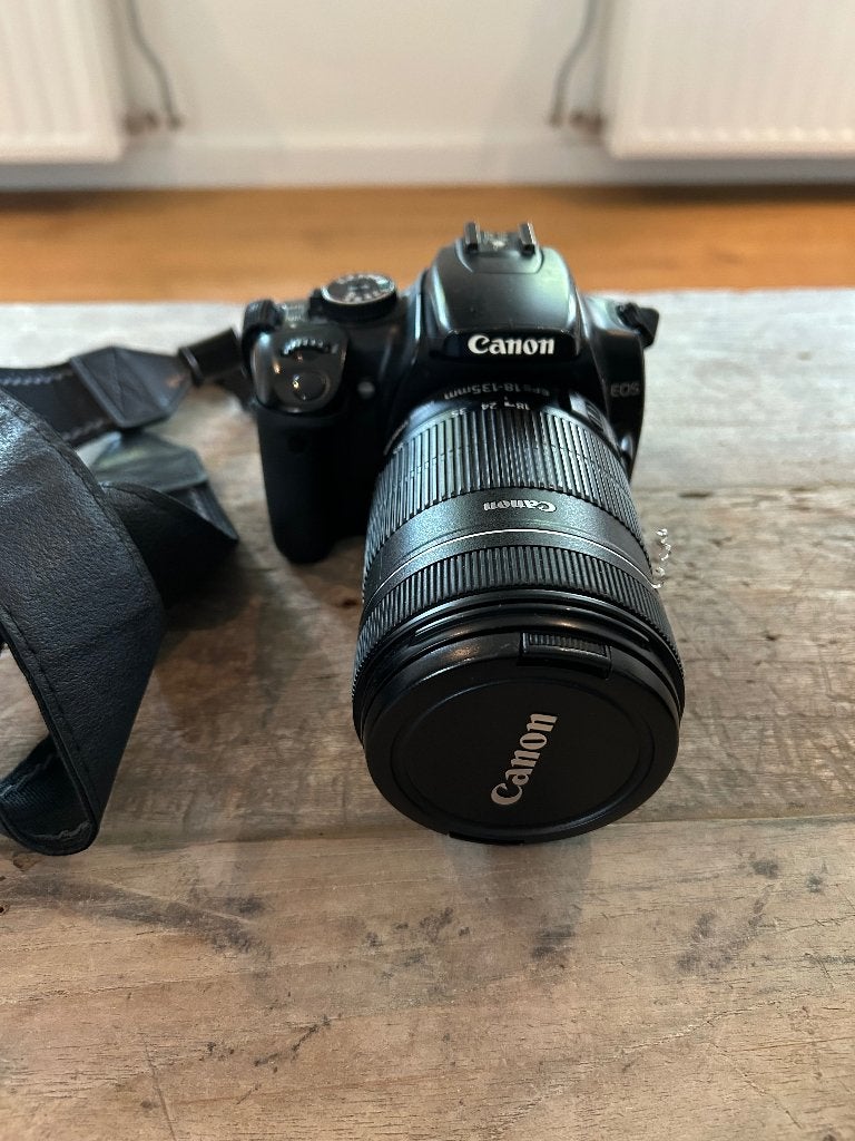 Canon spiegelreflexcamera met lens, Gebruikt, Spiegelreflex, Canon, Ophalen of Verzenden