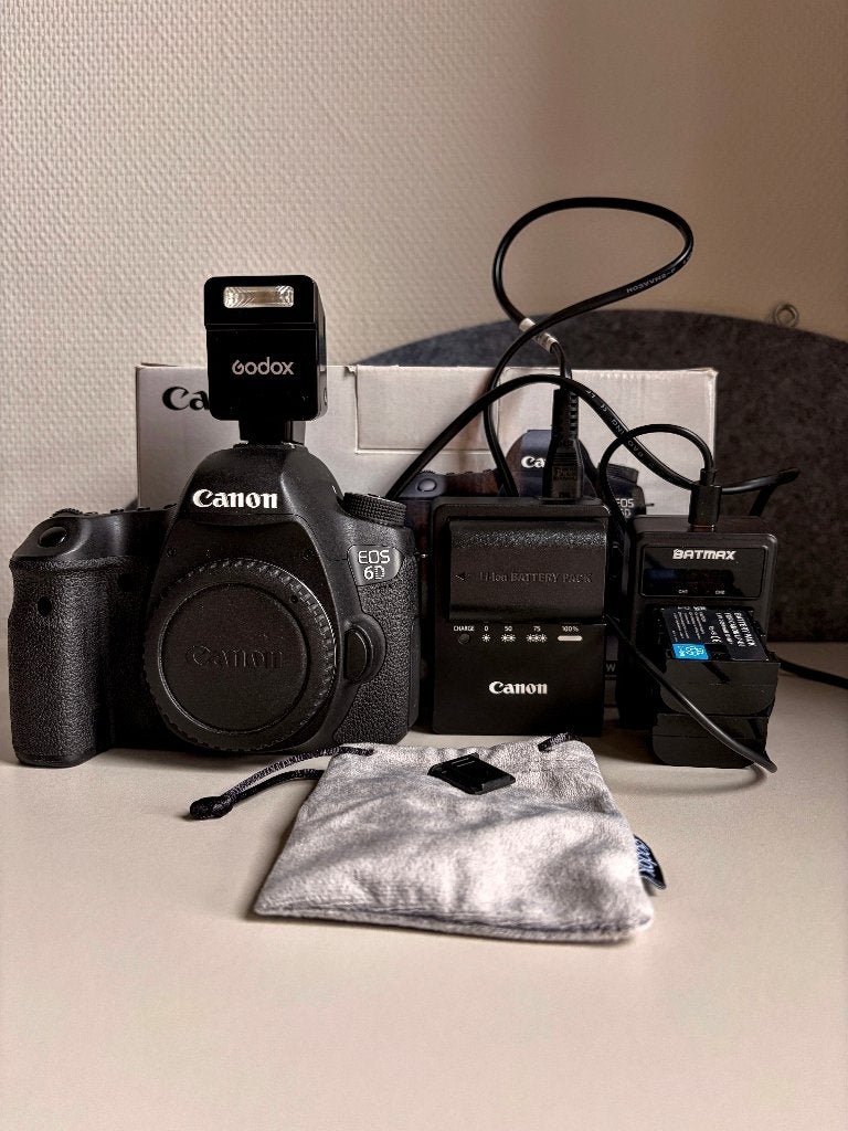 Canon 6D Full-Frame Body + Extra's, Spiegelreflex, Canon, Accu, Zo goed als nieuw
