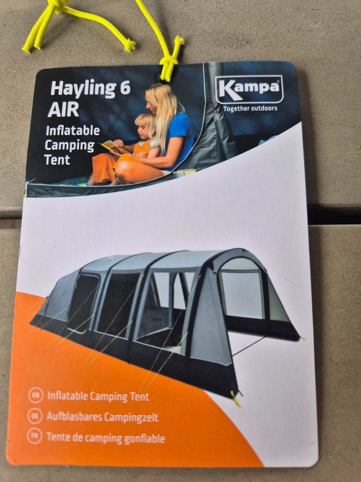 Kampa Hayling 6 AIR Opblaasbare Camping Tent, Caravans en Kamperen, Tenten, Ophalen