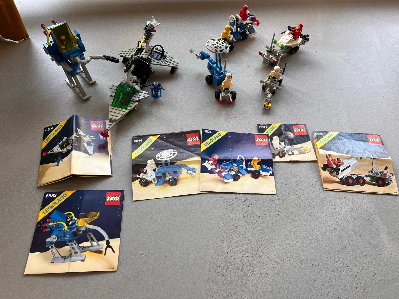 Vintage LEGO Space Collectie met Handleidingen, Ophalen of Verzenden, Gebruikt