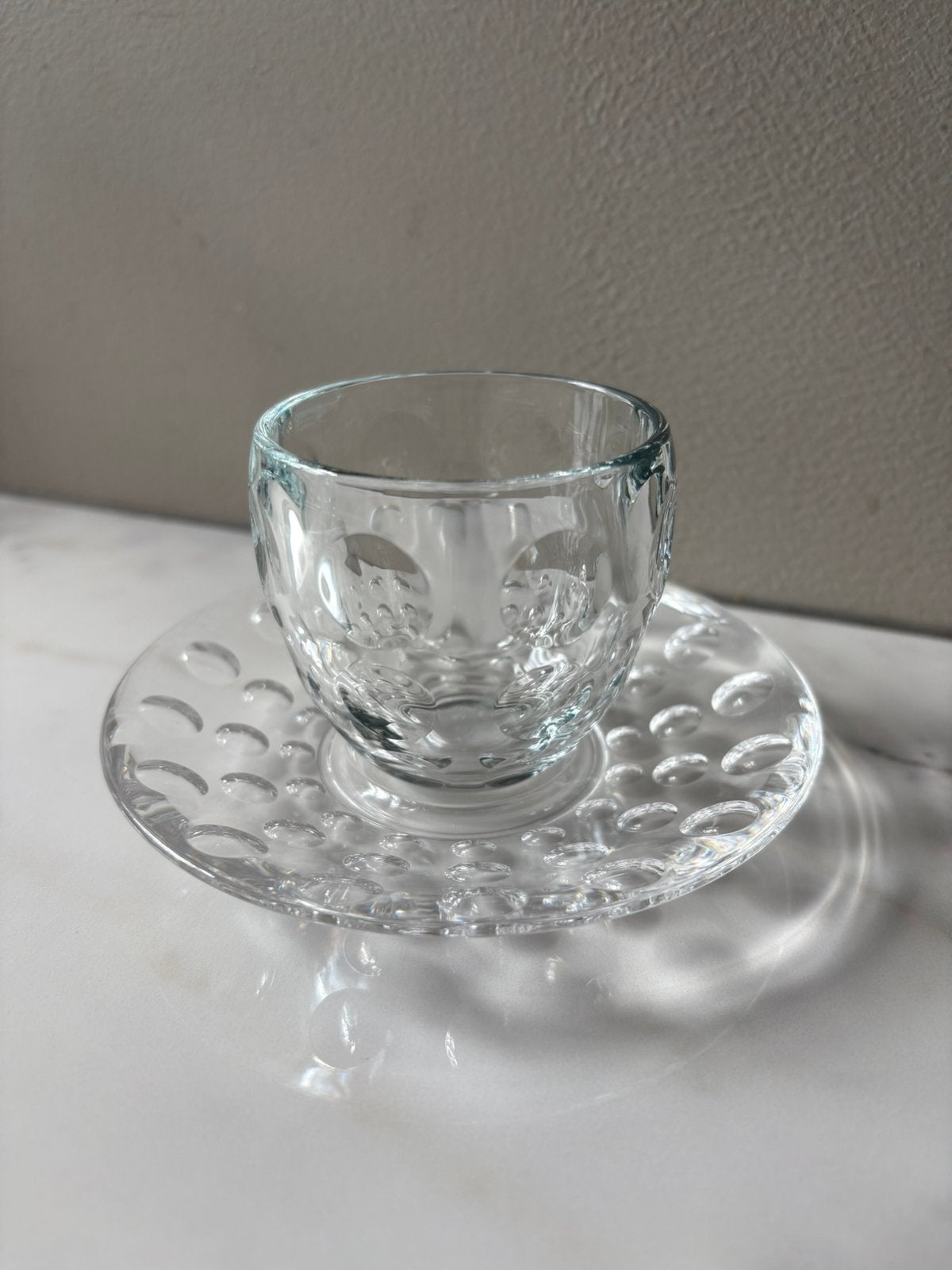 Guzzini design espressoglazen (4 st) - nieuw, Ophalen of Verzenden, Zo goed als nieuw, Overige typen