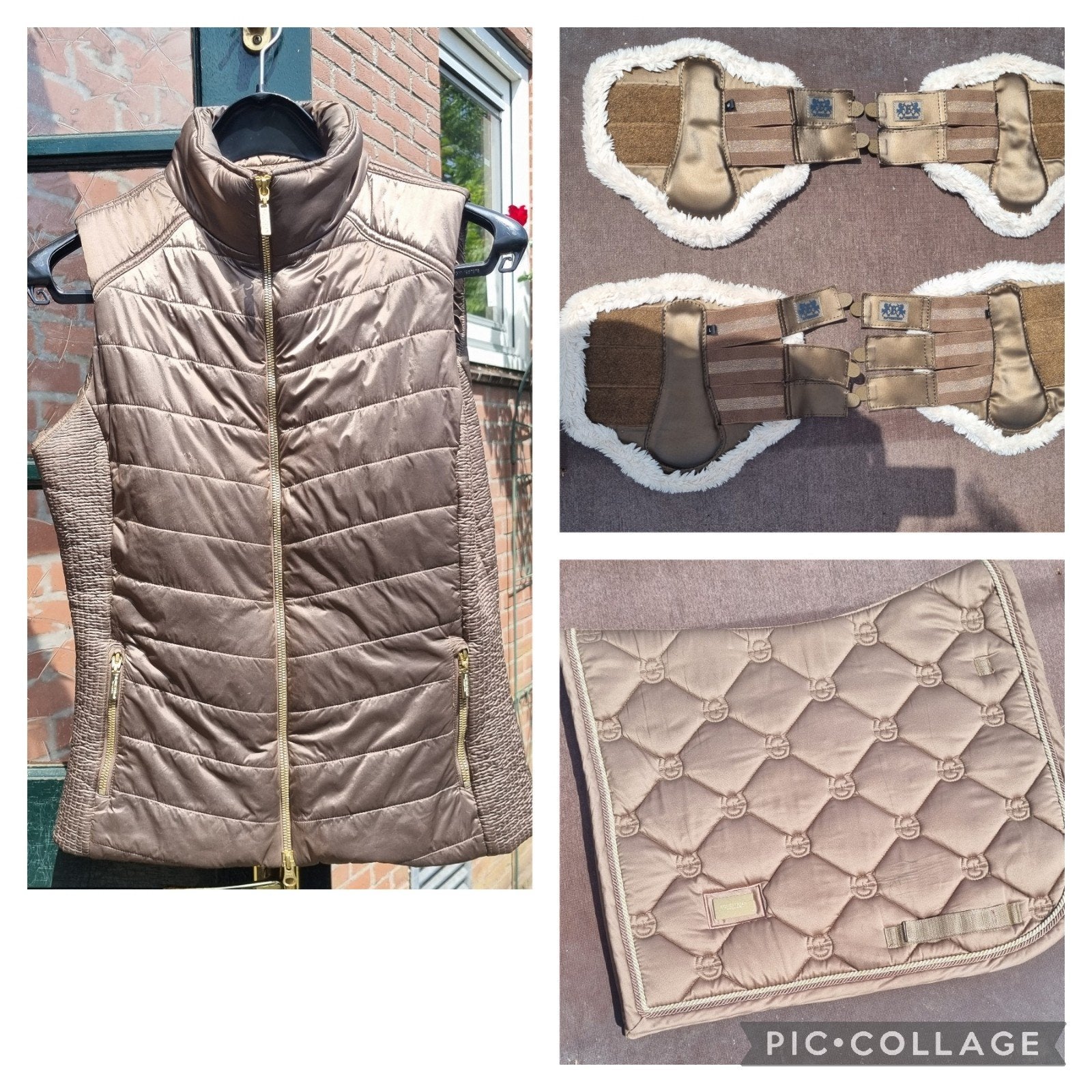 Equestrian stockholm set champagne, Ophalen of Verzenden, Zo goed als nieuw