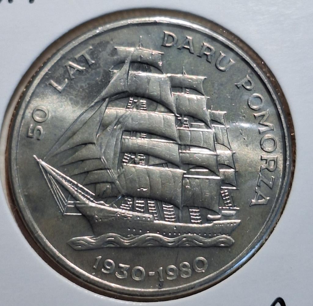 POLEN 20 zlotych 1980, dar pomorza (#31), Postzegels en Munten, Munten | Europa | Niet-Euromunten, Ophalen of Verzenden, Polen