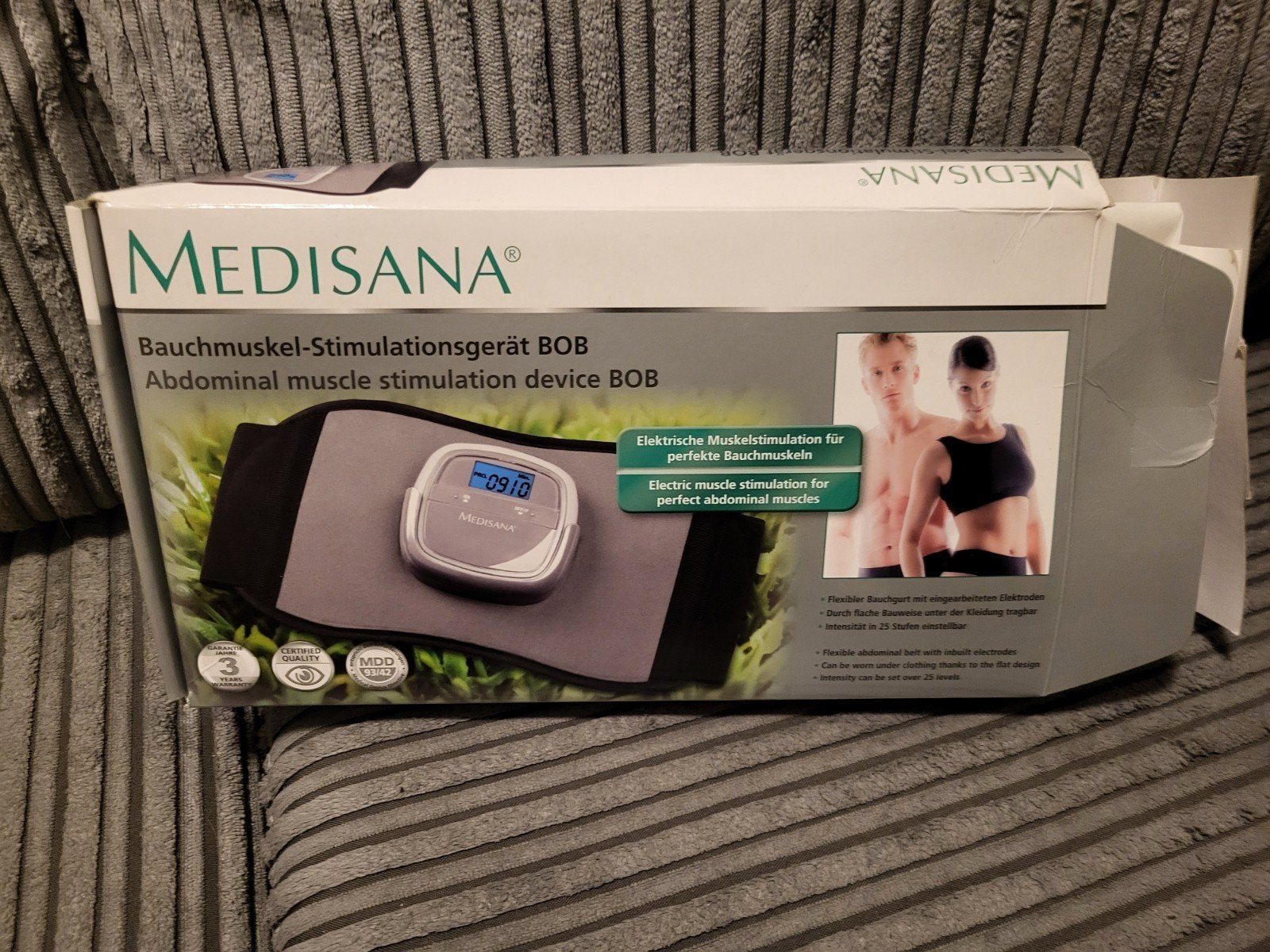 medisana buikband trainer met elektroden, Ophalen, Zo goed als nieuw