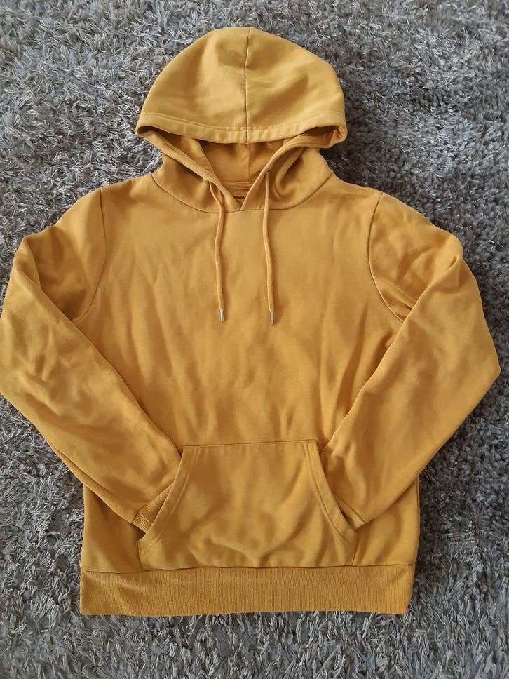 Hoodie mt. S, Ophalen of Verzenden, Zo goed als nieuw, Maat 38/40 (M), Geel