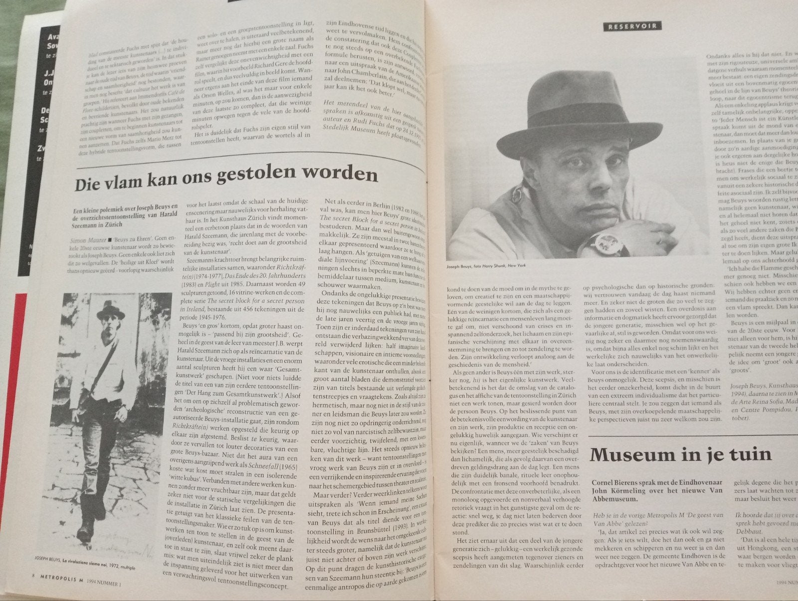 Metropolis M - Nummer 1, februari 1994 - Hedendaagse Kunst, Boeken, Ophalen of Verzenden, Gelezen, Overige typen