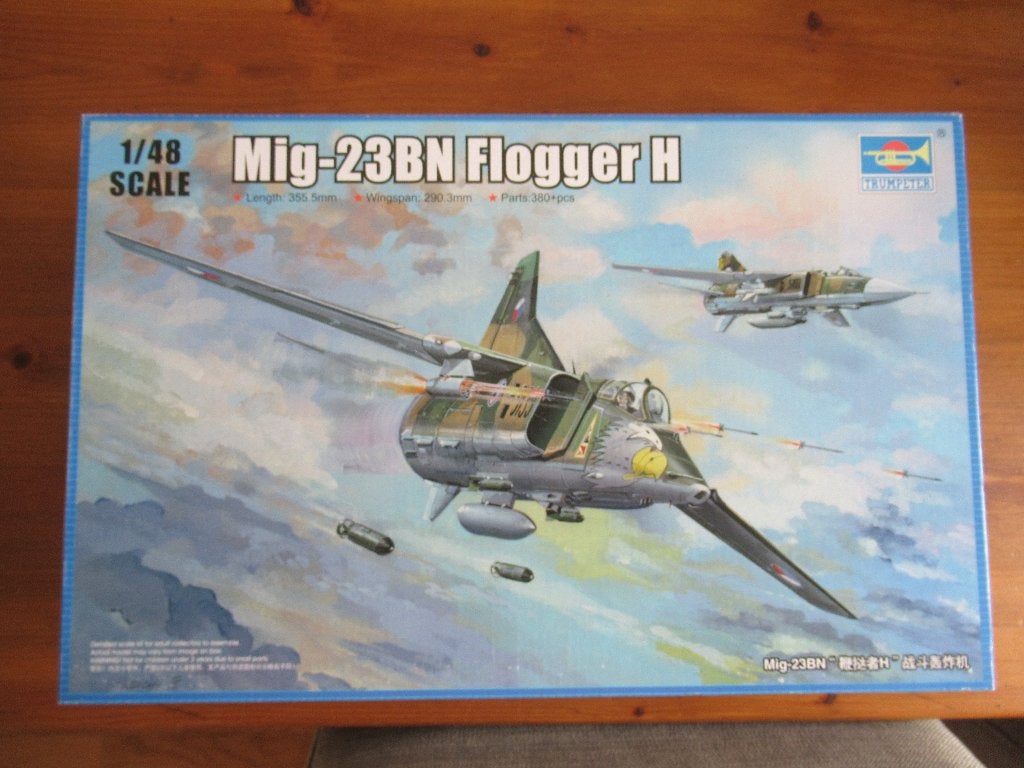 MiG-23BN Flogger H (Trumpeter 1/48), Overige merken, Ophalen of Verzenden, Zo goed als nieuw, Groter dan 1:72