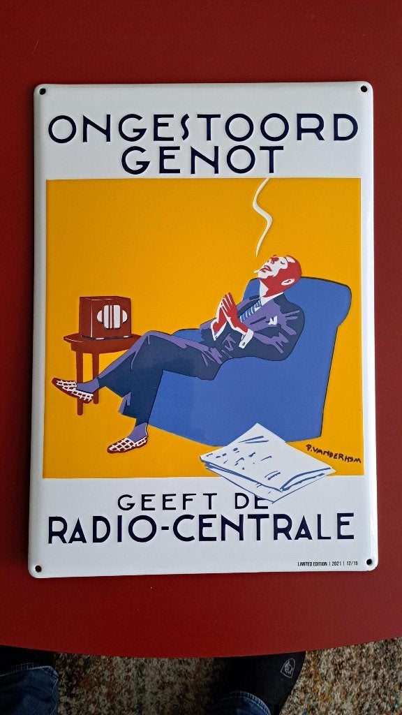 Emaille reclamebord, Verzenden, Nieuw, Reclamebord