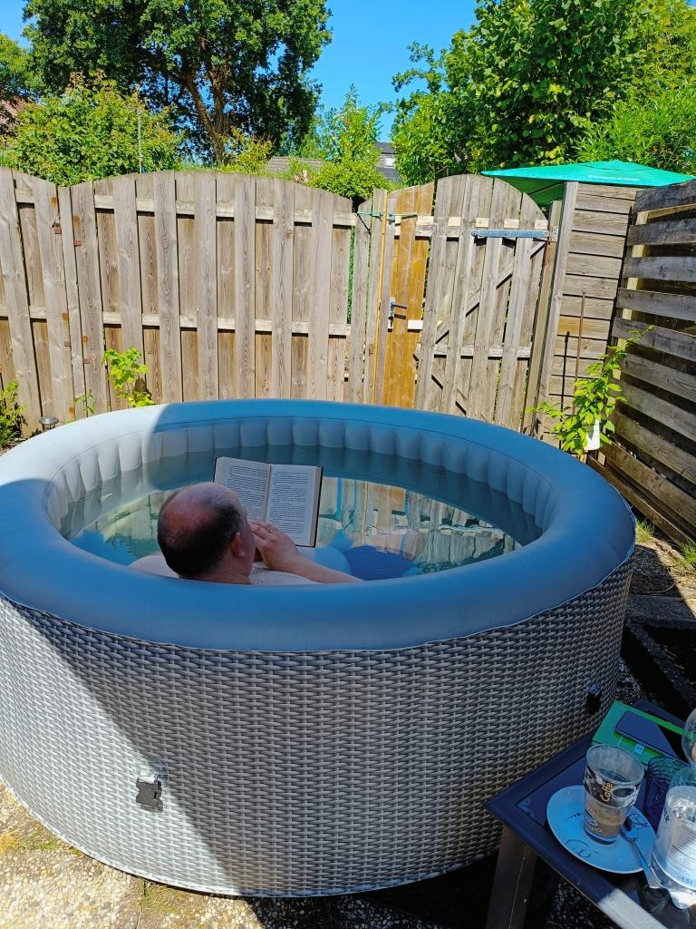 Nette opblaasbare avenli jacuzzi spa, Ø175cm, tot 4 personen, Ophalen, Gebruikt, Filter, Opblaasbaar