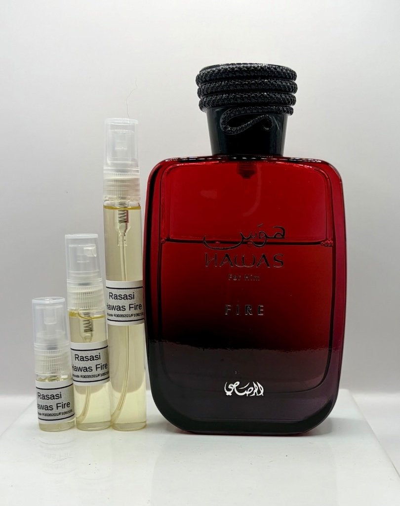 Rasasi - Hawas Fire parfum sample | decant 2ml-5ml-10ml, Verzenden, Nieuw