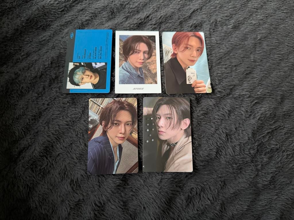 ATEEZ Yeosang Photocards, Verzamelen, Muziek, Artiesten en Beroemdheden, Ophalen of Verzenden, Zo goed als nieuw, Foto of Kaart