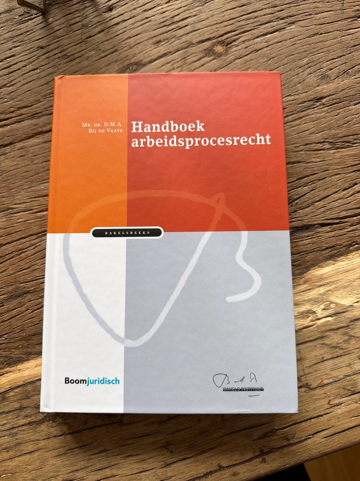 Handboek Arbeidsprocesrecht - Mr. dr. D.M.A. Bij de Vaate, Ophalen of Verzenden, Gamma, Zo goed als nieuw, HBO