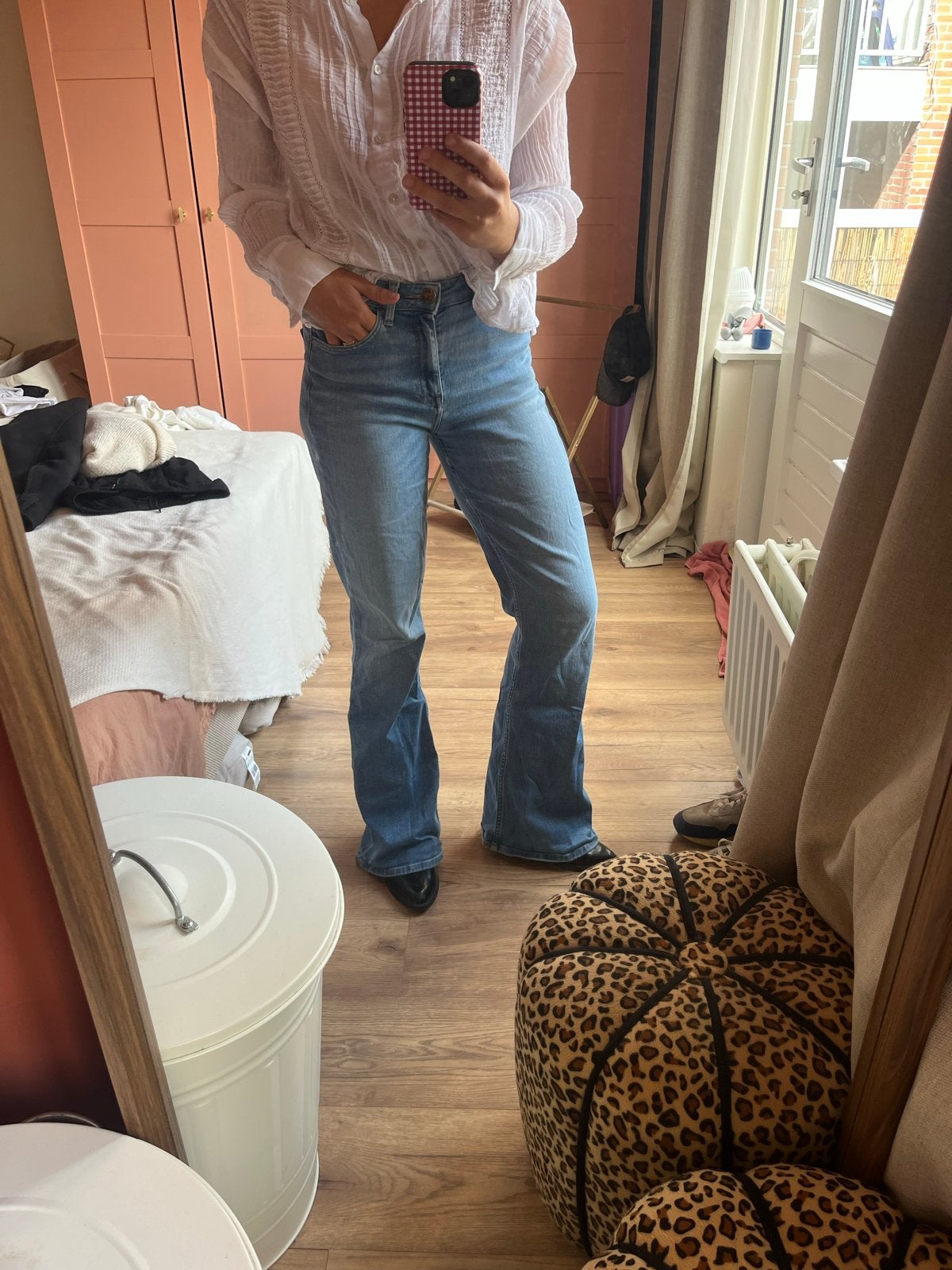 Lee Bree Flare Jeans W27 L33, Ophalen of Verzenden, Gedragen, Blauw, W27 (confectie 34) of kleiner