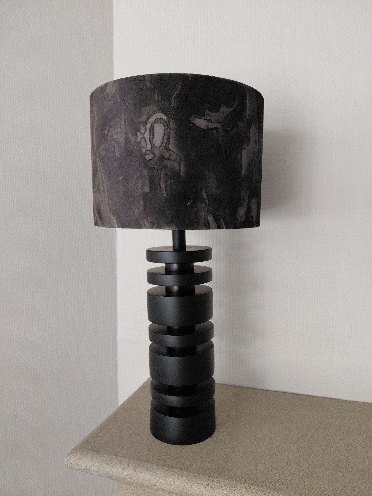 Light en Living  zwarte tafellamp, Ophalen, Zwart, Modern, Metaal