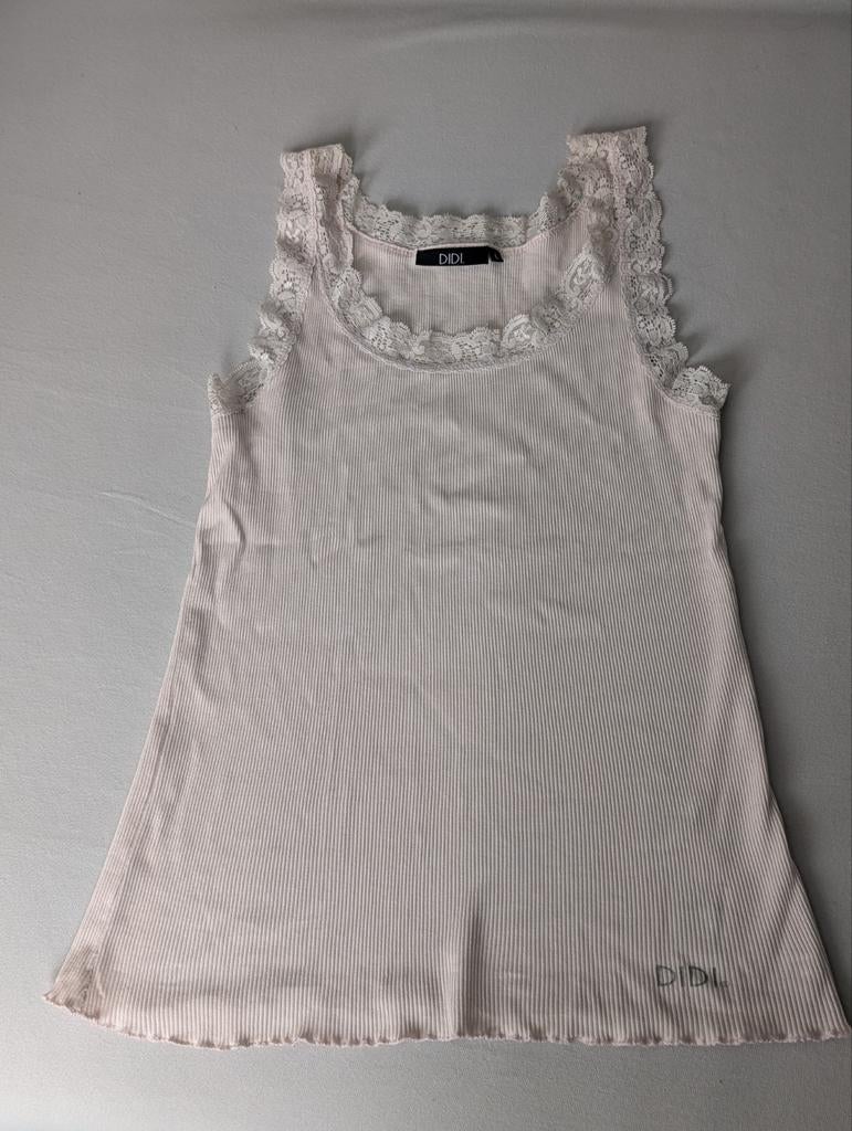 Lichtroze topje met kant maat L, Kleding | Dames, Maat 42/44 (L), Didi, Ophalen of Verzenden, Zo goed als nieuw