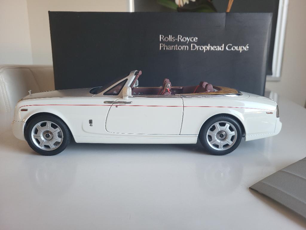 1:18 Kyosho Rolls Royce Phantom Drophead Coupé, Auto, Autoart, Ophalen of Verzenden, Zo goed als nieuw