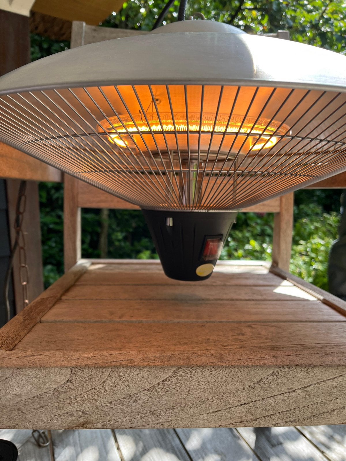 Sunred terrasverwarmer/warmtelamp, Ophalen, Gebruikt, Elektrisch, Plafond