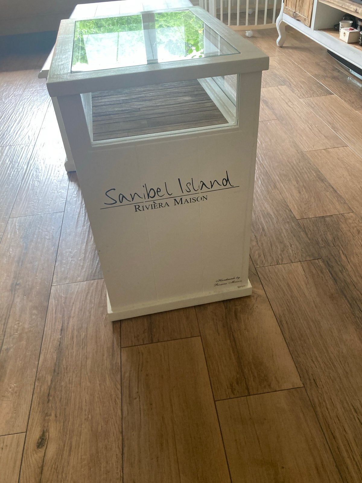 Riviera Maison Sanibel Island Open Zij Kastje, Minder dan 55 cm, Gebruikt, Cottage, Rechthoekig