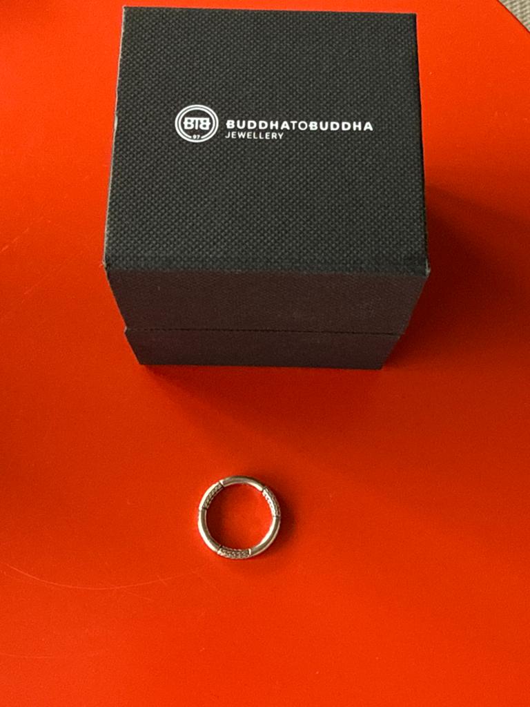 Buddha to Buddha ring maat 16.5, Sieraden, Tassen en Uiterlijk, Ringen, Ophalen of Verzenden, Dame of Heer, Zilver, Kleiner dan 17