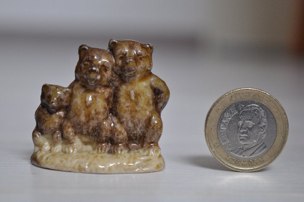 Beeldje Wade Whimsies Three Bears Beren Beer 3,5 cm, Ophalen of Verzenden, Gebruikt, Dier