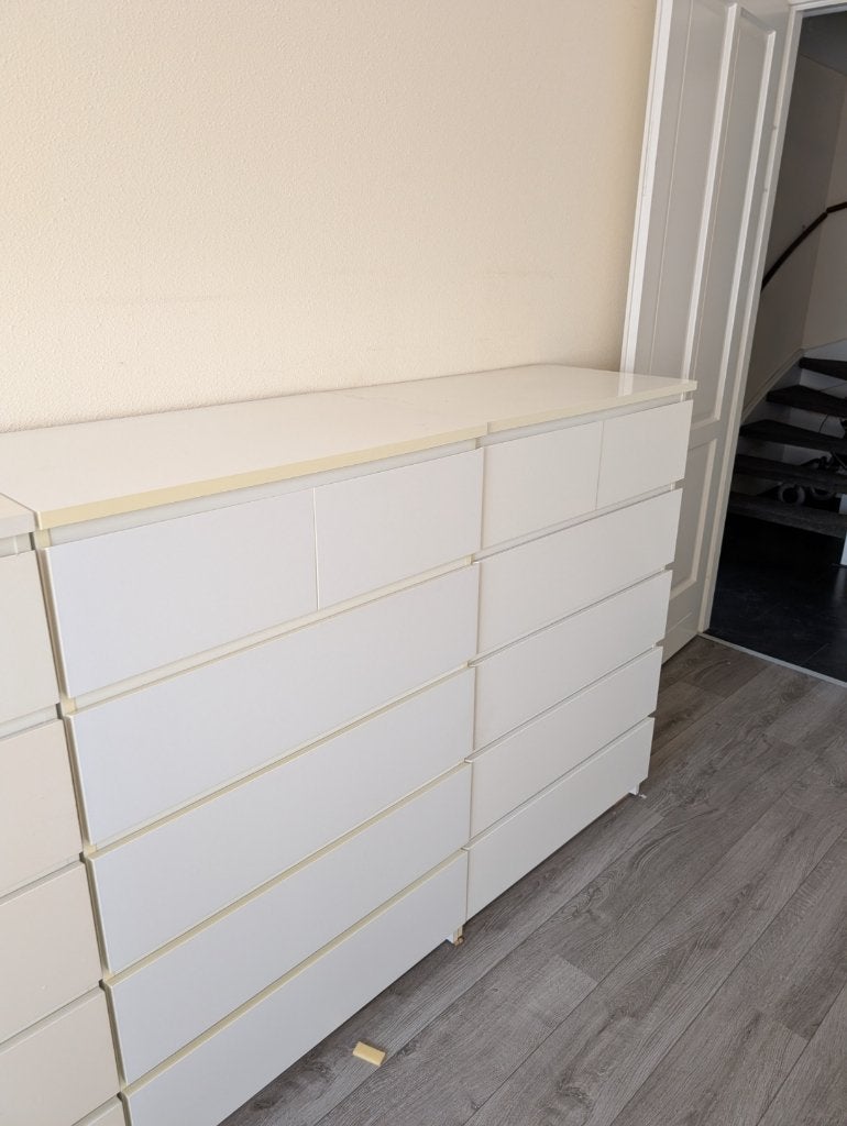 2 x Ladekast Ikea Malm, Ophalen, Overige materialen, Gebruikt, 5 laden of meer