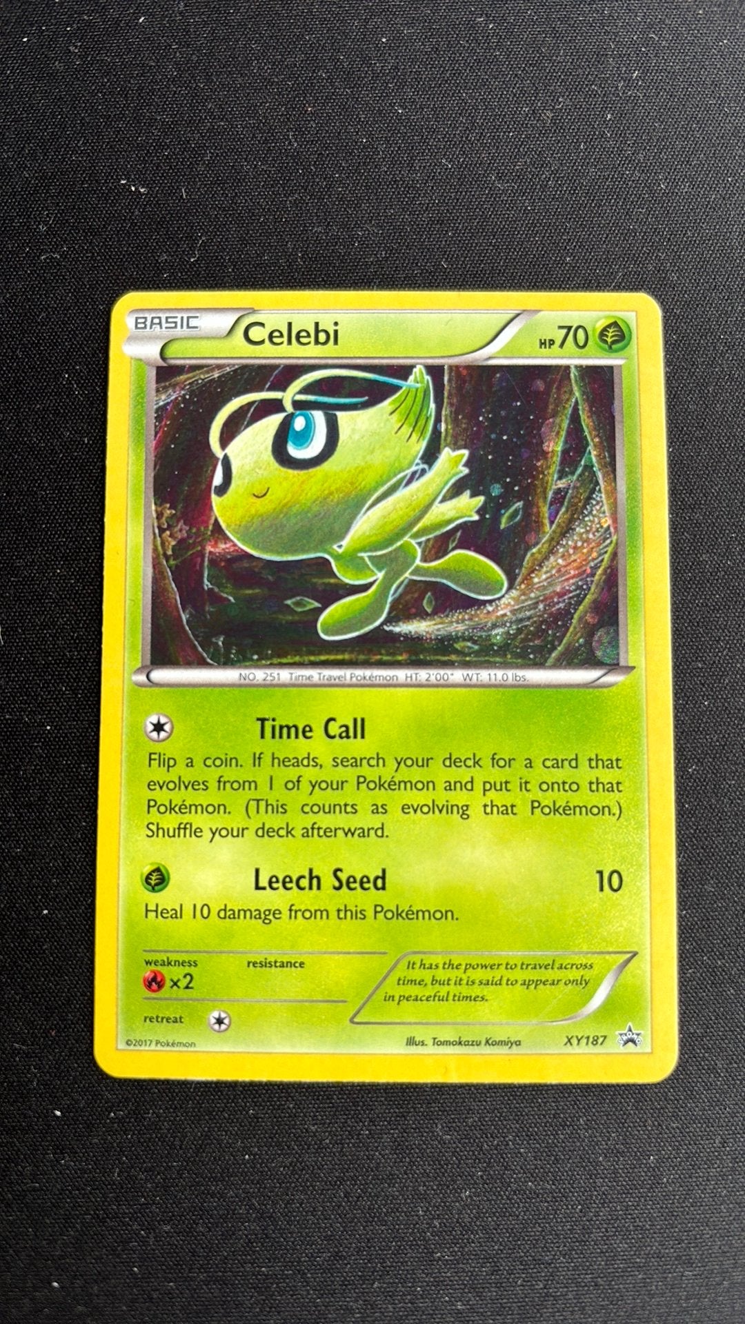 Celebi (XYPR 187) XY Black Star Promo, Hobby en Vrije tijd, Verzenden, Zo goed als nieuw
