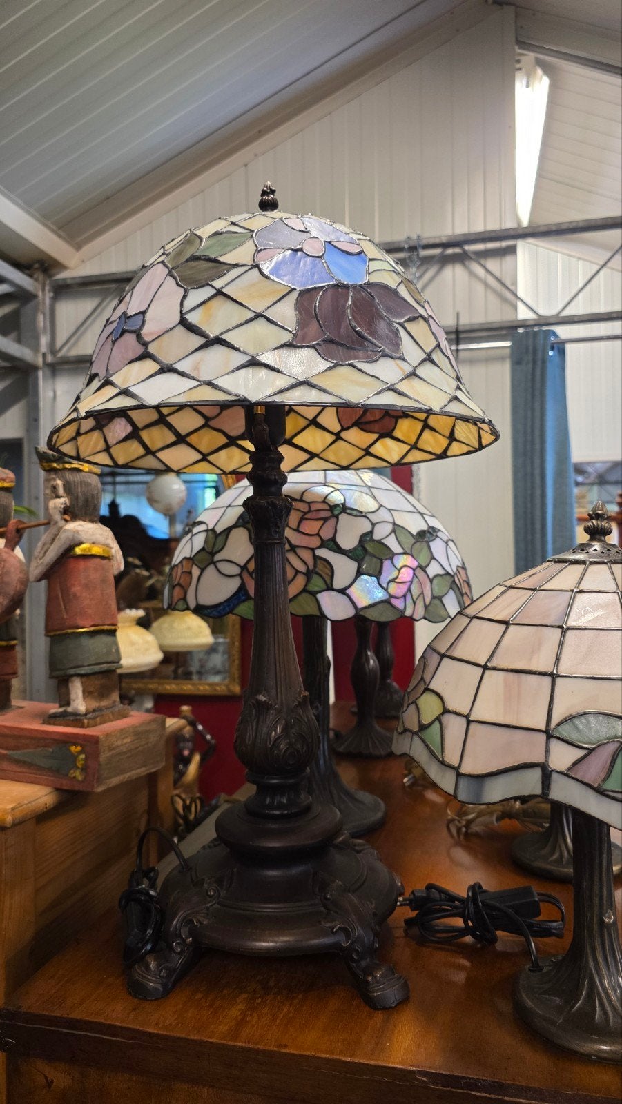 10 tiffany bronzen lampen, Ophalen