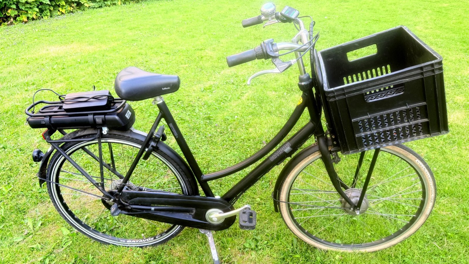 Goede nette unisex transportfiets E-bike Batavus CNCTD 61cm, Ophalen, Gebruikt, 56 cm of meer, Handrem