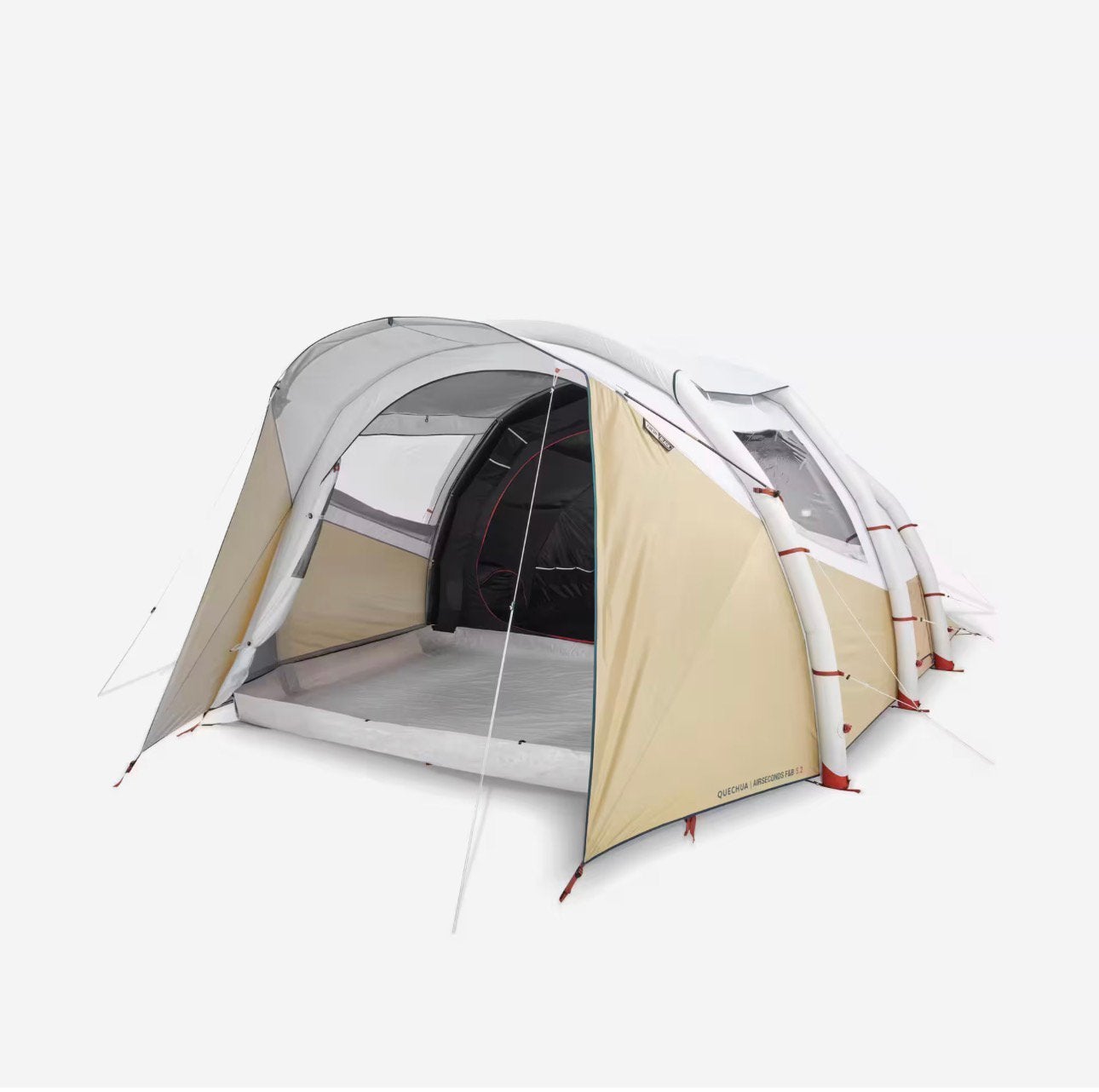 Quecha opblaasbare tent 5 personen inclusief luifel obelink, Caravans en Kamperen, Ophalen, Zo goed als nieuw, Tot en met 4