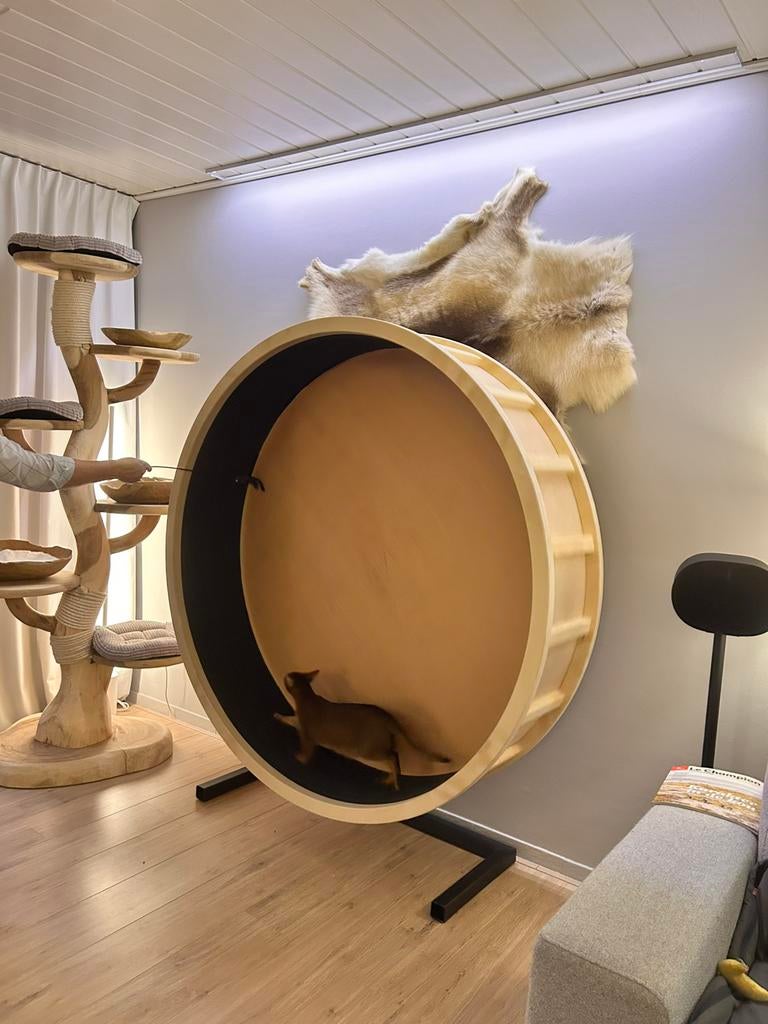 Grootste kattenloopwiel, volledig stil catpalace, Dieren en Toebehoren, Katten-accessoires, Nieuw, Ophalen