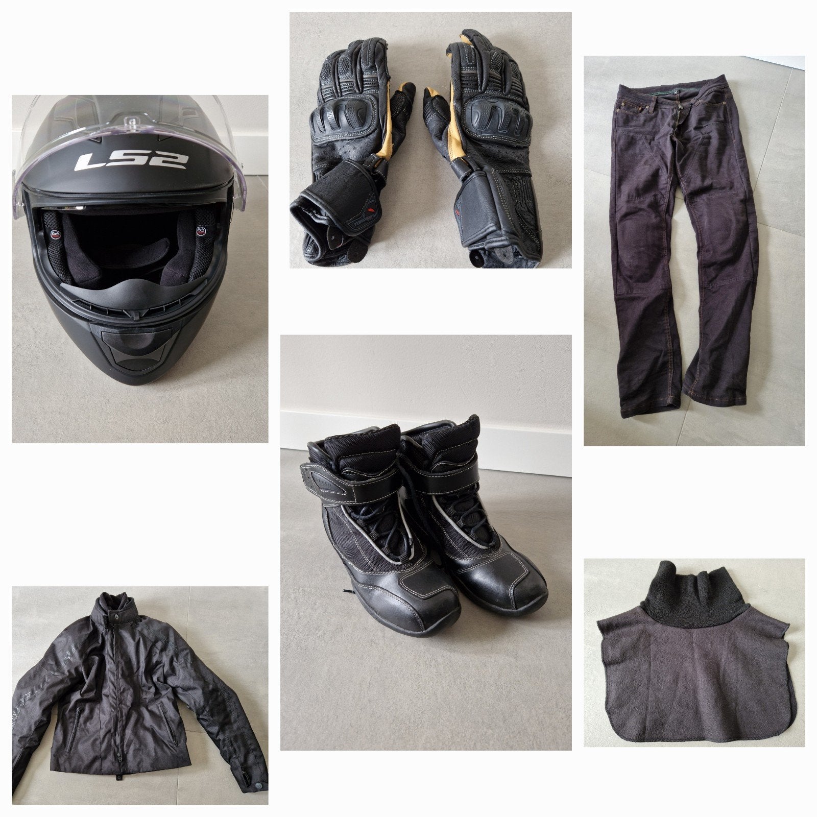 Dames Motorkleding Starterset 14 Stuks - Compleet, Motoren, Ophalen, Tweedehands, Dames, Broek | textiel