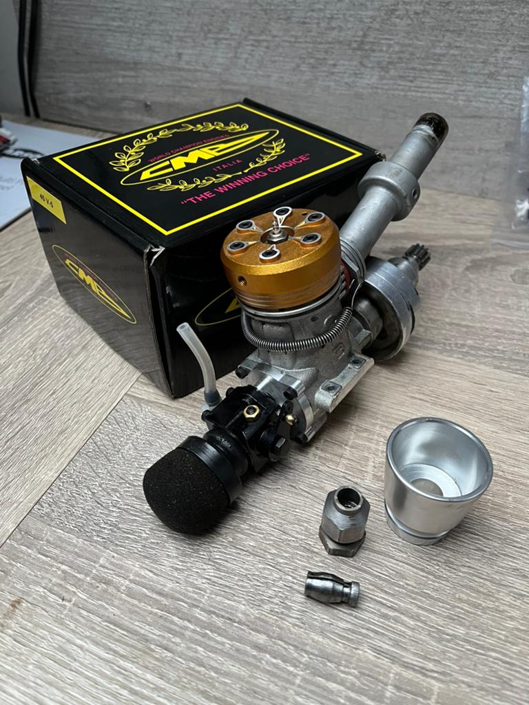 CMB 45 nitro 2-takt motor 7,5cc, Ophalen of Verzenden, Zo goed als nieuw, Onderdeel, Nitro