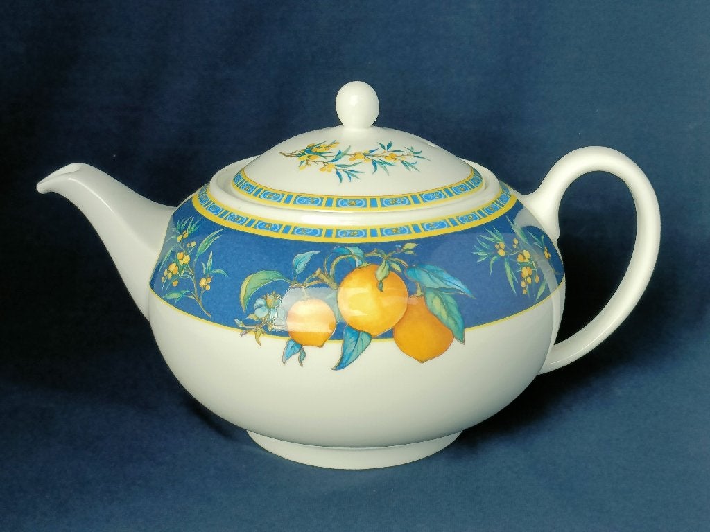 Wedgwood Citrons - theepot met citroenen, Ophalen of Verzenden, Zo goed als nieuw, Theepot, Wedgwood