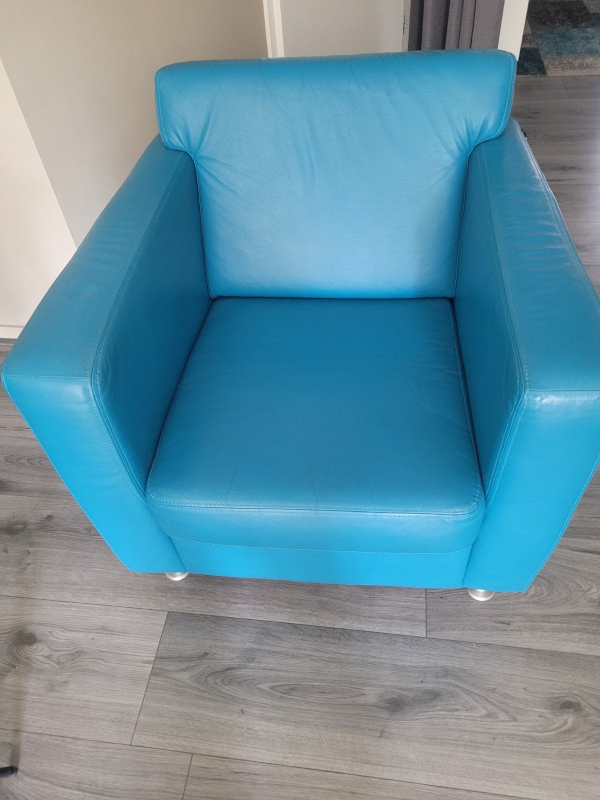 super mooie fauteuil in zeer goede staat, Huis en Inrichting, Fauteuils, Minder dan 75 cm, Leer, Ophalen of Verzenden, Zo goed als nieuw