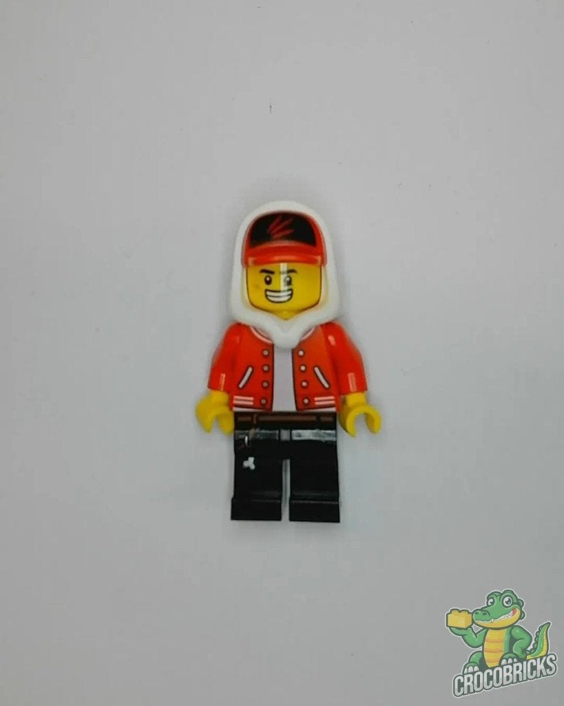LEGO Hidden Side hs001 Jack Davids - Red Jacket with Cap and, Gebruikt, Overige thema's, Verzenden, Lego