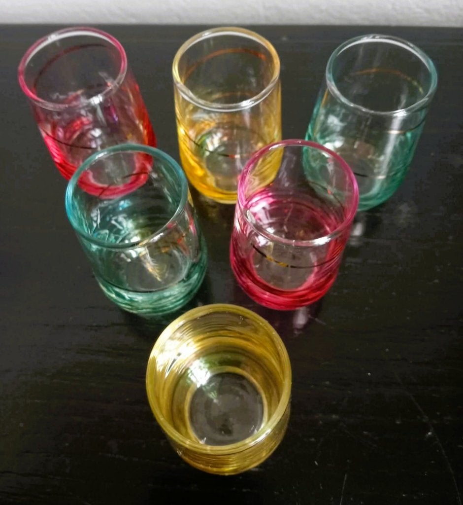 Limonade glazen., Glas of Glazen, Ophalen of Verzenden, Overige stijlen, Glas