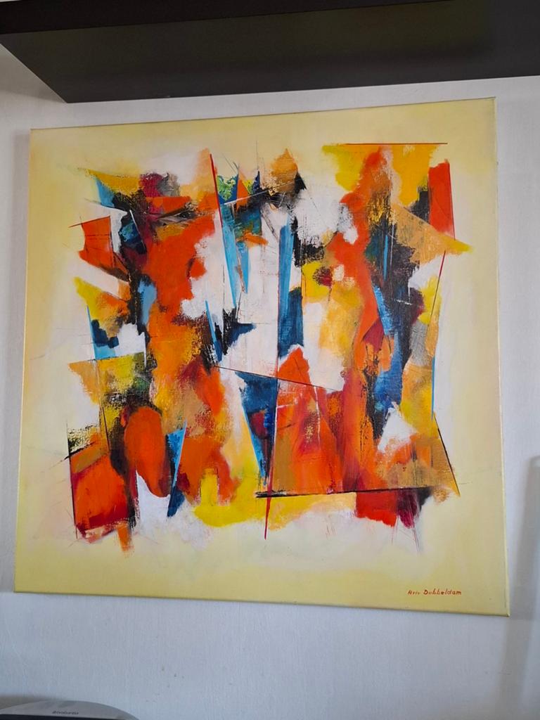 Schilderij van Arie Dubbeldam, Ophalen