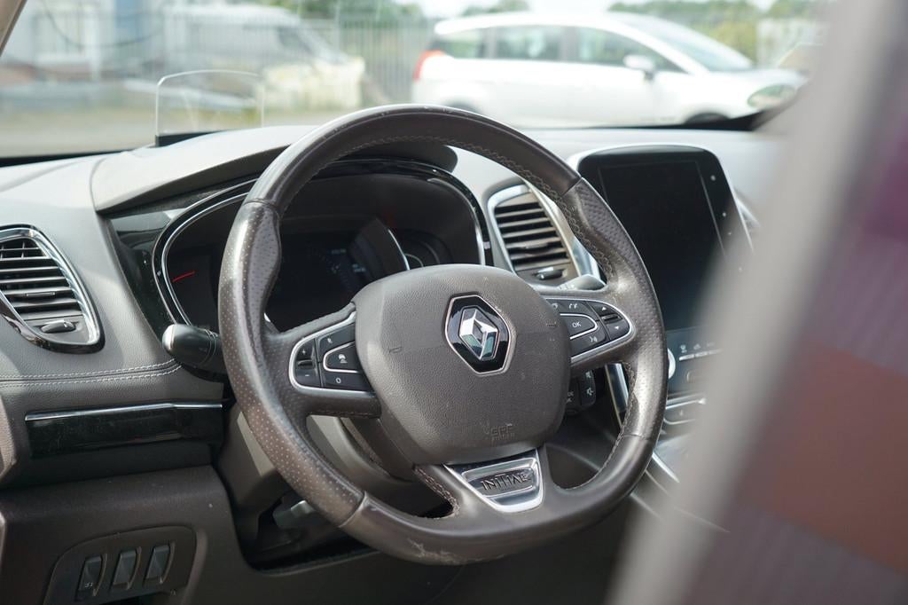 Renault Espace 1.6 TCe Initiale Paris 7p AUT | Noir Améthys, Auto's, Gebruikt, 7 stoelen, Leder, 1621 kg