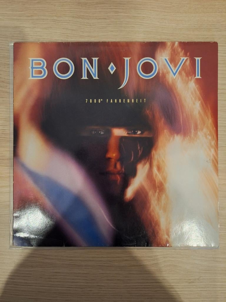 Bon Jovi - 7800 Fahrenheit LP (1985, originele NL persing), Cd's en Dvd's, Vinyl | Rock, Ophalen of Verzenden
