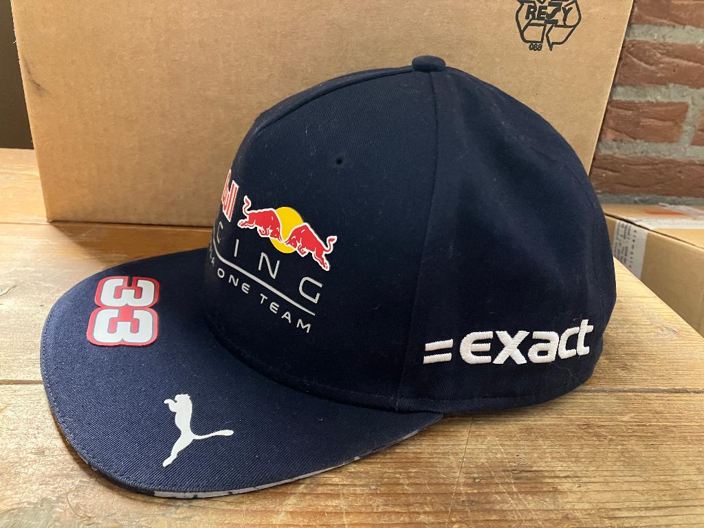 ✅ Max Verstappen 2017 Pet Cap Red Bull Racing Snapback Nieuw, Ophalen of Verzenden, Zo goed als nieuw, Formule 1