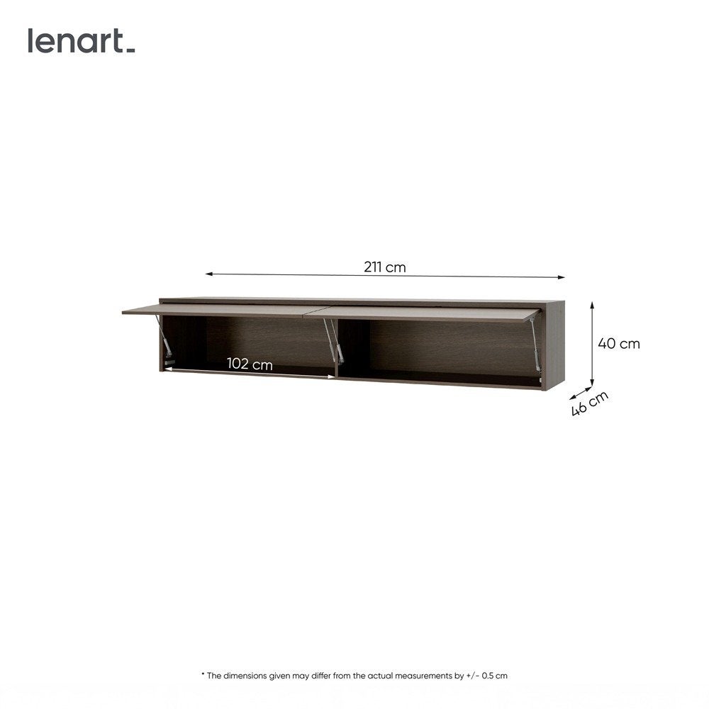 Concept opzetkast (40 cm hoog) - Walnoot, Huis en Inrichting, Niet ingevuld, Niet ingevuld, Niet ingevuld