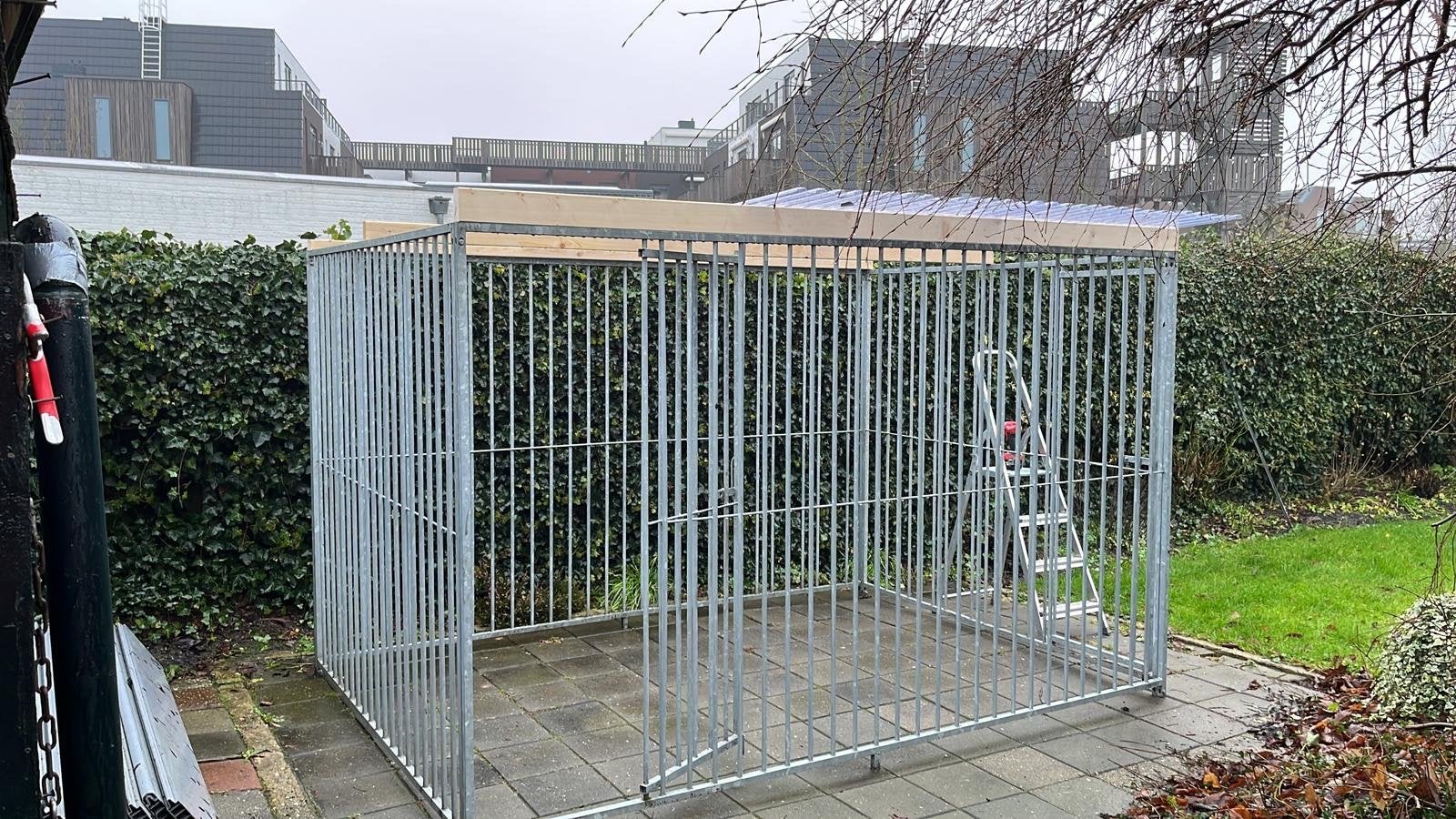 Kennel 2 x 3 meter, Ophalen, Gebruikt, Hondenren