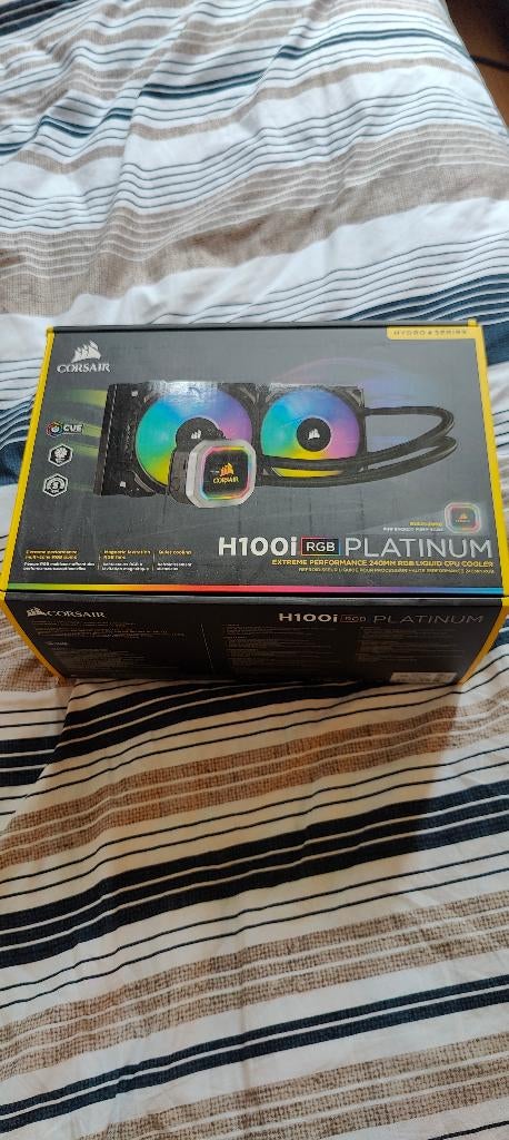 Corsair Hydro Series H100i RGB Platinum, Ophalen, Gebruikt, Waterkoeling