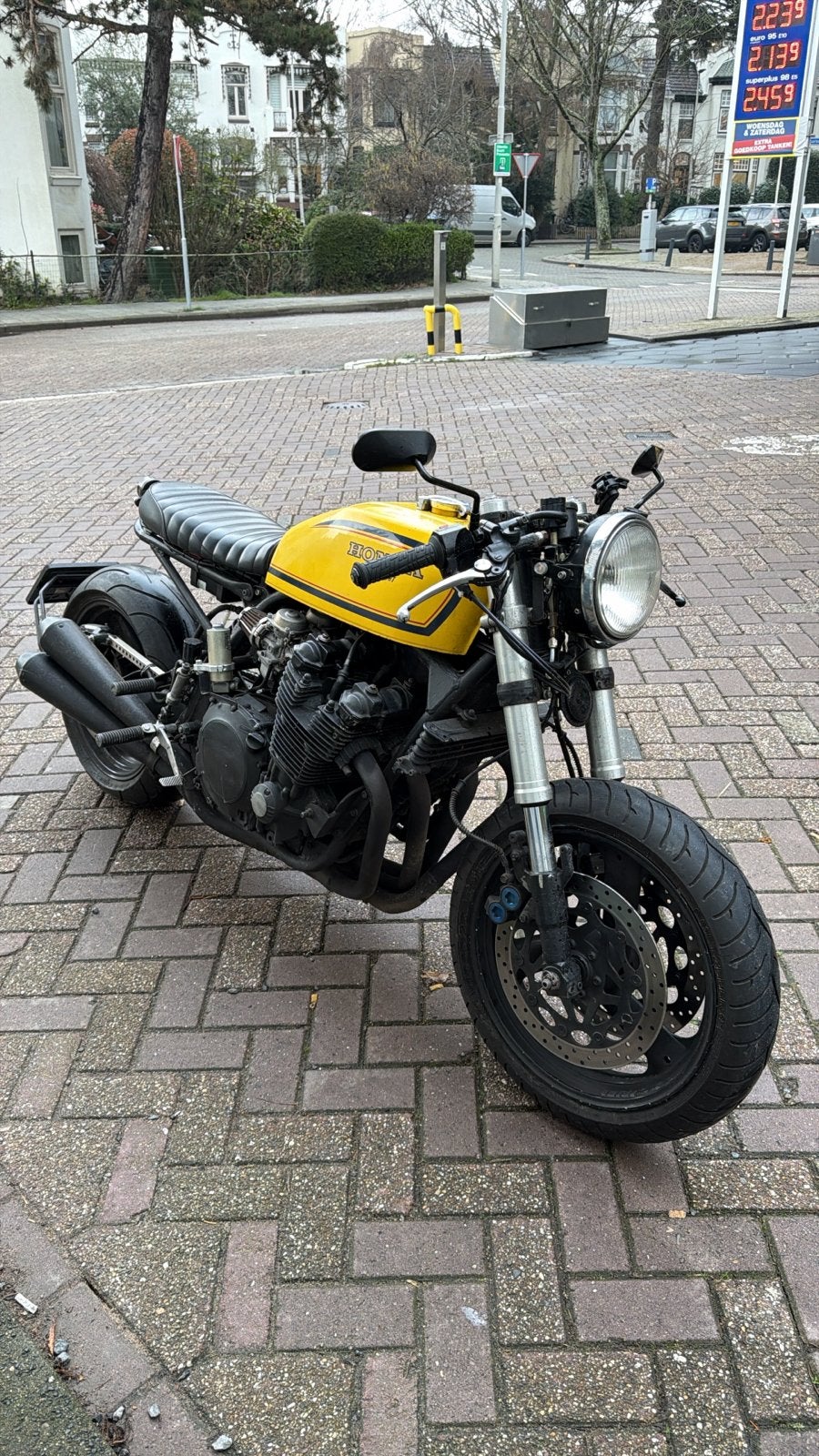 Unieke Honda CB750 met krachtige 1100cc Yamaha motor, Motoren, Gebruikt, Particulier, Handgeschakeld, Naked bike