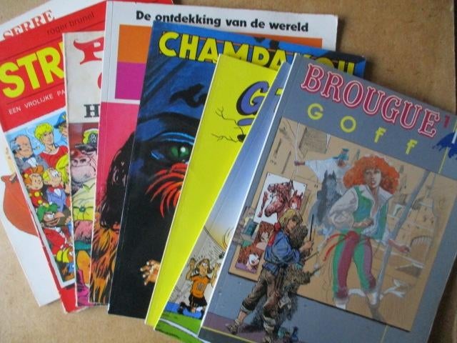 adv7575 diverse strips, Boeken, Stripboeken, Eén stripboek, Ophalen, Gelezen