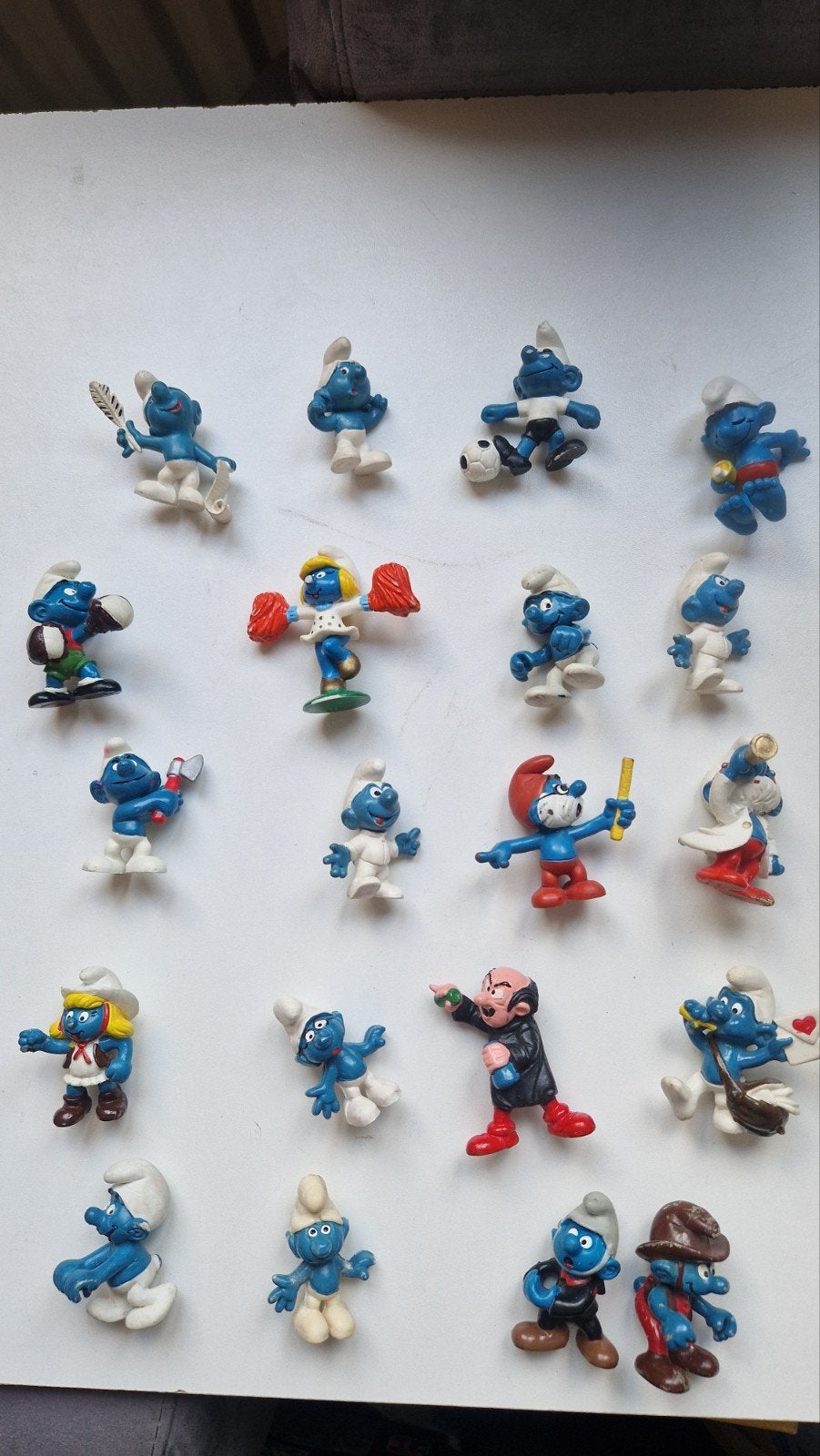 Grote collectie Smurfen beeldjes - 20 stuks, Verzamelen, Ophalen of Verzenden, Gebruikt, Verschillende Smurfen, Poppetje, Figuurtje of Knuffel